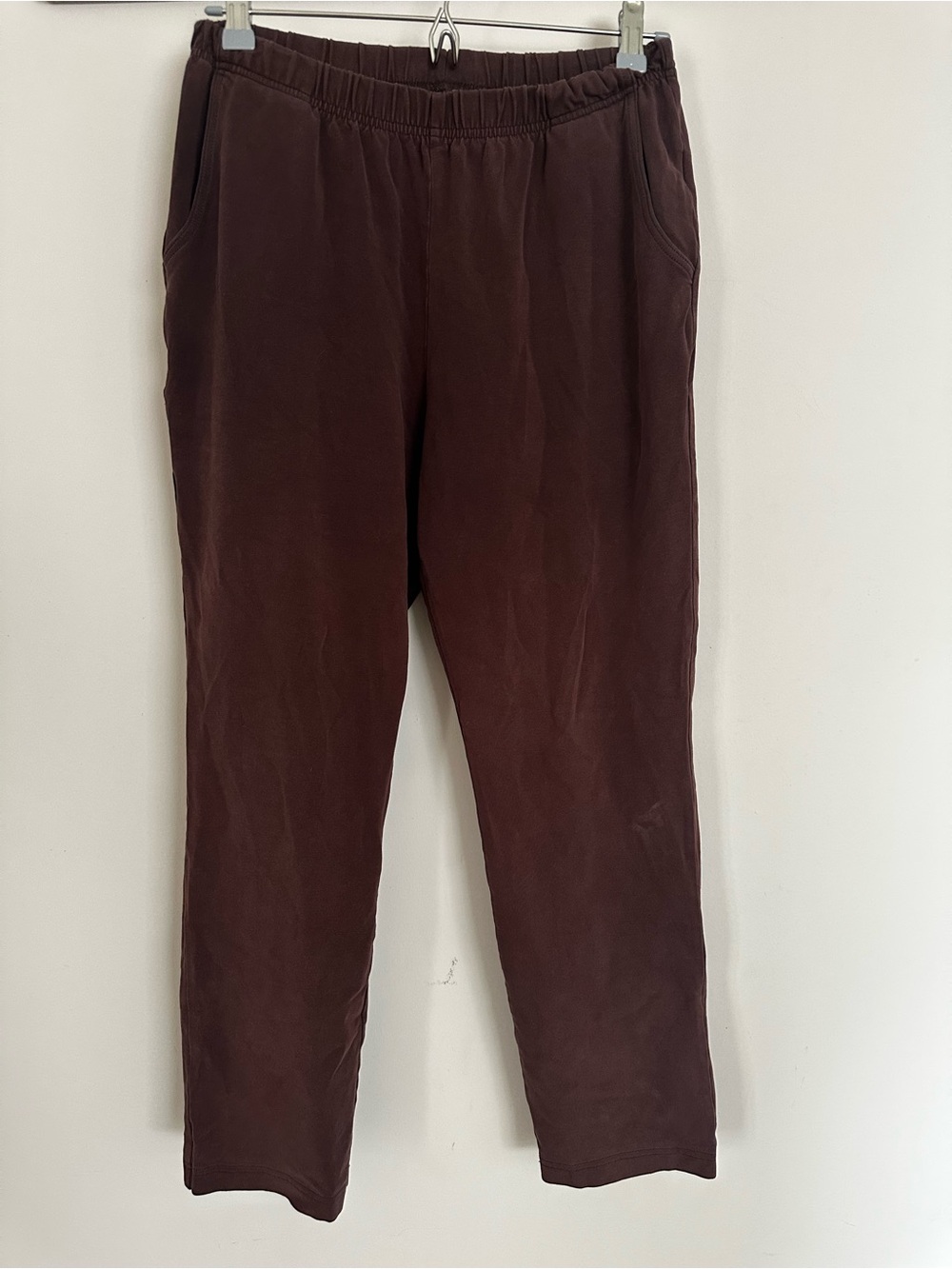 L.L. Bean Men's Brown Elastic-Waist Joggers